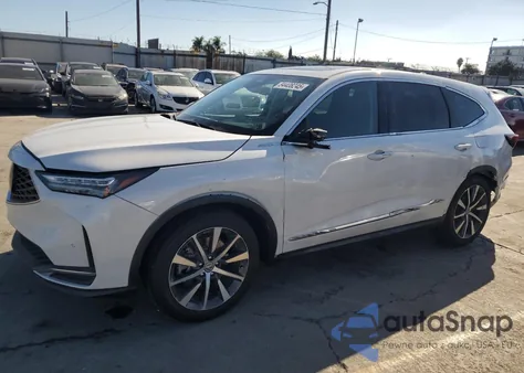 2025 Acura Mdx Technology from USA, damaged, VIN 5J8YD9H40SL003034